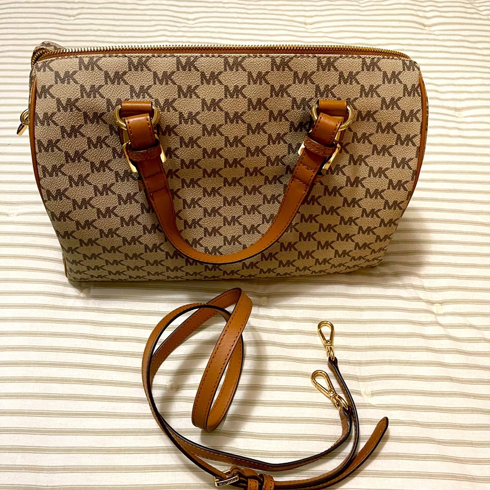 Michael Kors Large Satchel Purse Brown